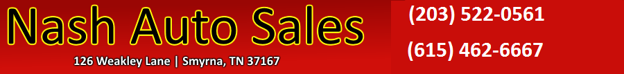 Used Car Dealer Smryna, TN | Nash Auto Sales a Quality Used Car Dealer